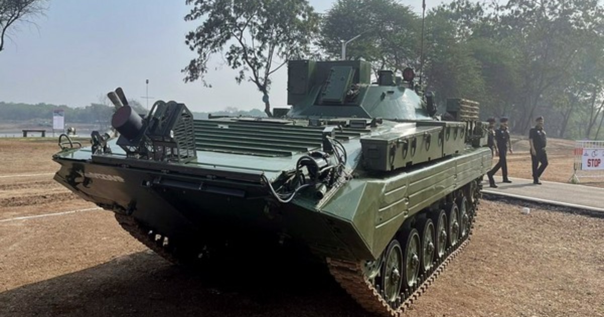 Army Chief inducts first indigenously developed Armoured Engineer Reconnaissance Vehicle